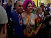 Live Mardi Gras Footage with lots of Flashing