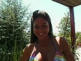 big tits hot babe fucked outdoor