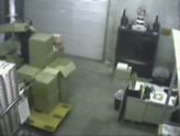 Topless blow job on security cam at work.